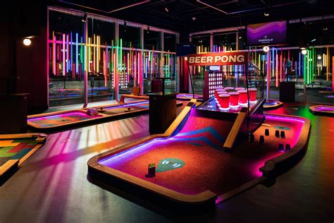 The putt shack - Indoor miniature golf got a modern tech upgrade with a stroke of wild imagination in Miami’s Brickell City Centre.